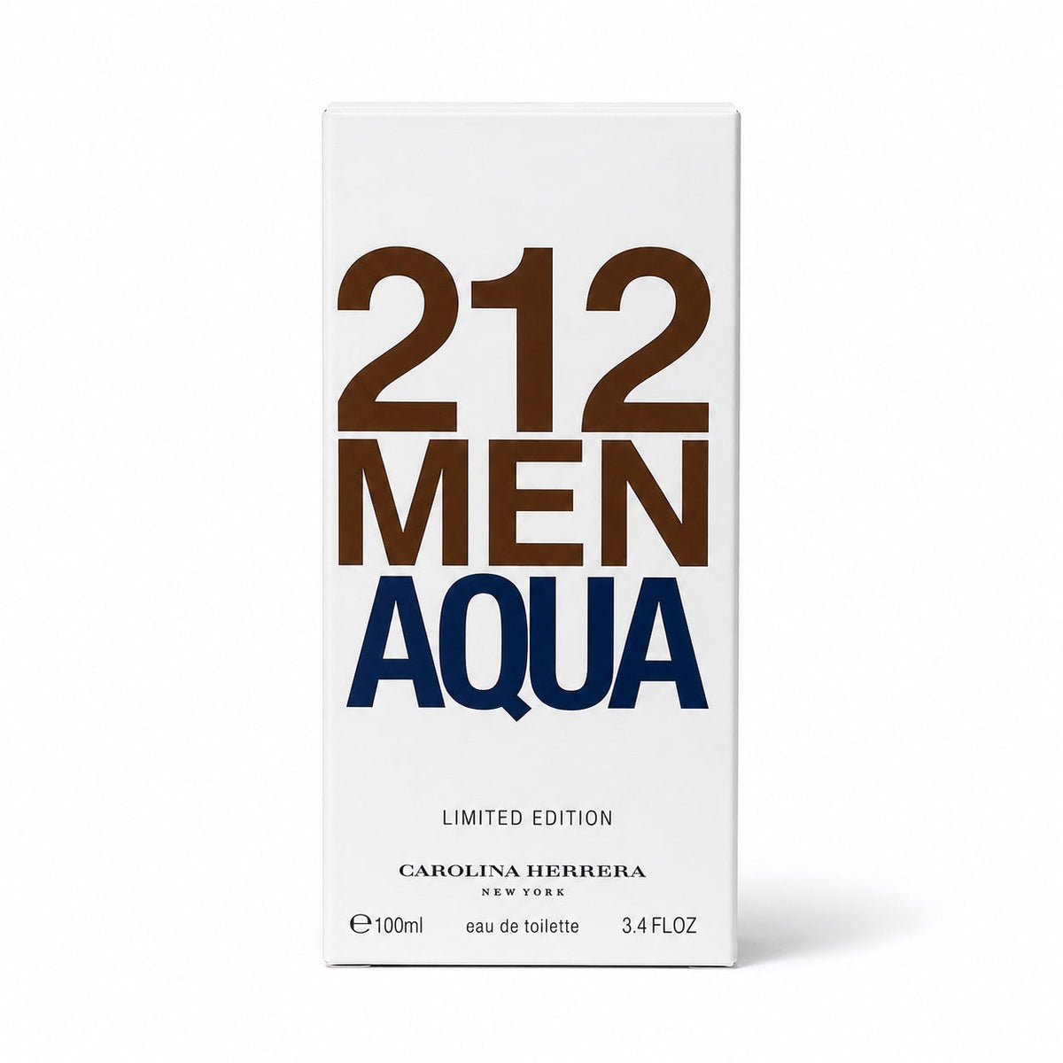 Carolina Herrera 212 Men Aqua Limited Edition EDT 100ml on white background