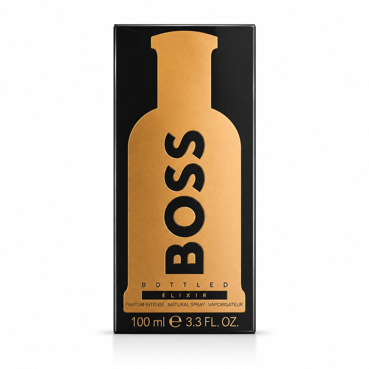 Hugo Boss Bottled Elixir Parfum Intense 100ml on white background