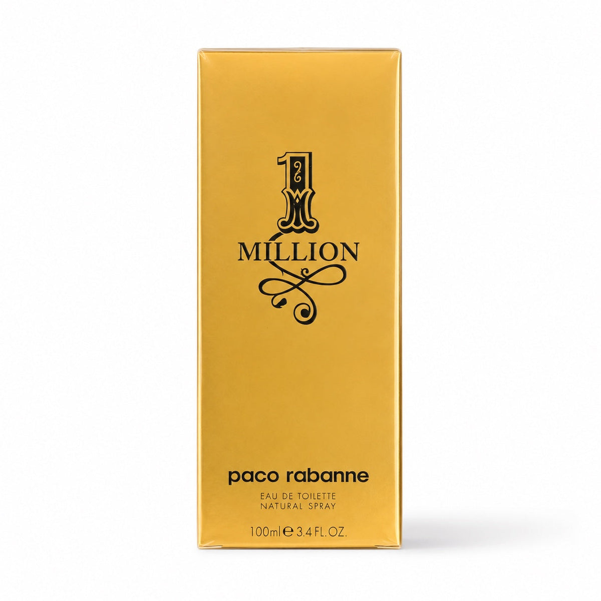 Paco Rabanne 1 Million Eau de Toilette 100ml on white background