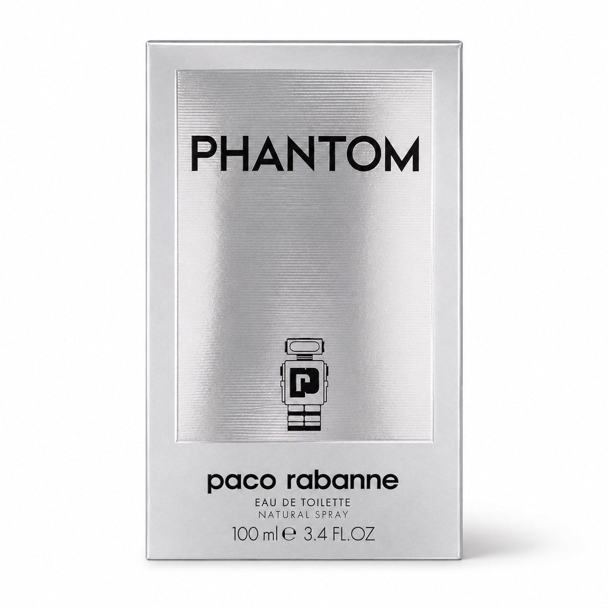 Paco Rabanne Phantom Eau de Toilette 100ml on white background