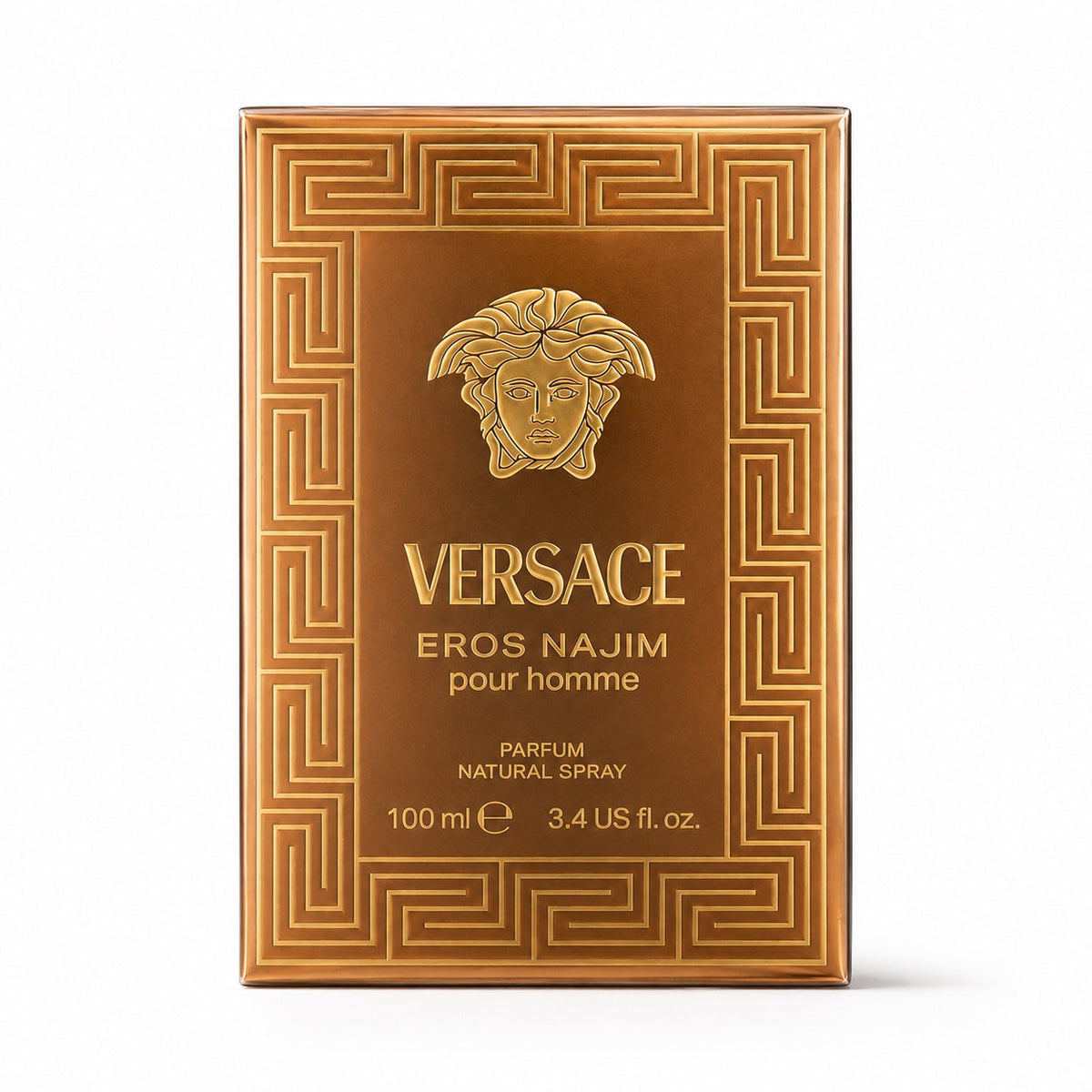 Versace Eros Najim Pour Homme Parfum 100ml on white background
